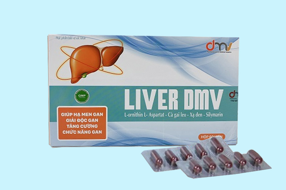 Hộp và vỉ Bổ gan Liver DMV