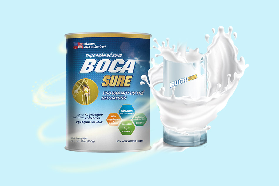 Hình ảnh hộp sữa Boca Sure 400g
