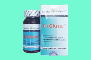 Hình ảnh: Hộp và lọ E-Gluta