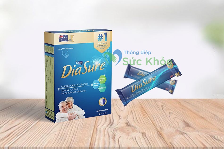 Hộp và gói sữa non Diasure