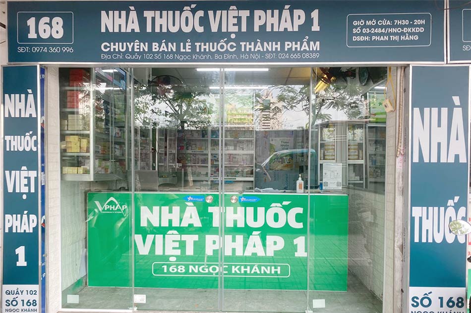 Nhà thuốc Việt Pháp 1 chuyên bán lẻ thuốc thành phẩm