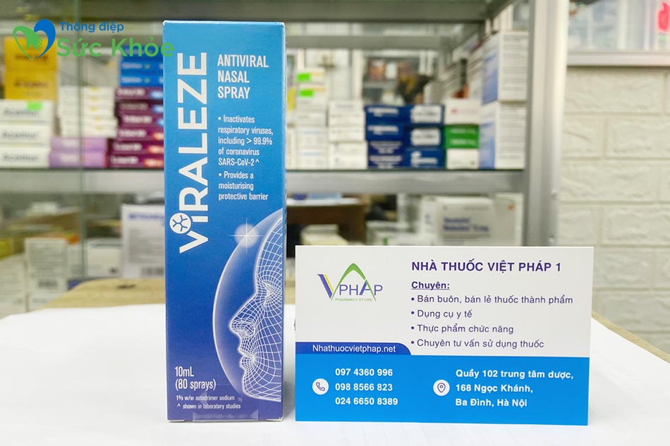 Nhà thuốc Việt Pháp 1 bán Viraleze chính hãng