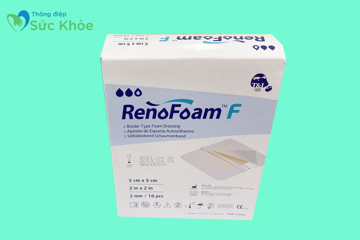 Hộp RenoFoam F nhìn từ trên xuống