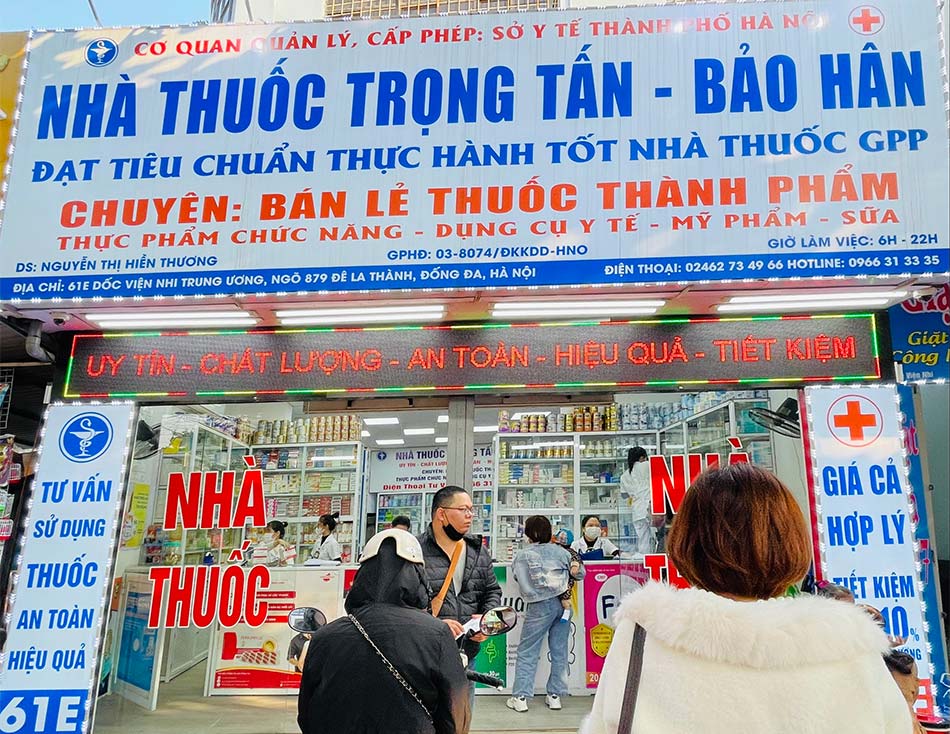 Nhà thuốc phục vụ người dân với sứ mệnh "Đặt sức khỏe lên hàng đầu"