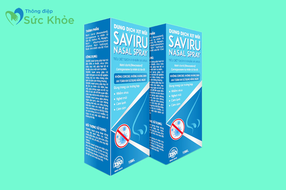 Dung dịch xịt Saviru Nasal Spray