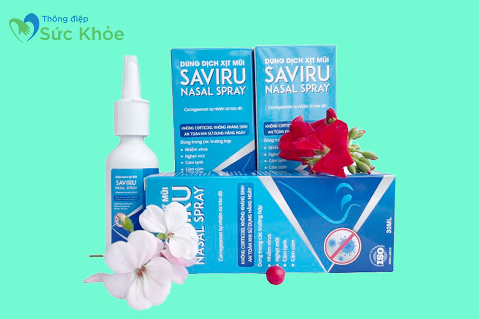 Sản phẩm xịt mũi Saviru Nasal Spray