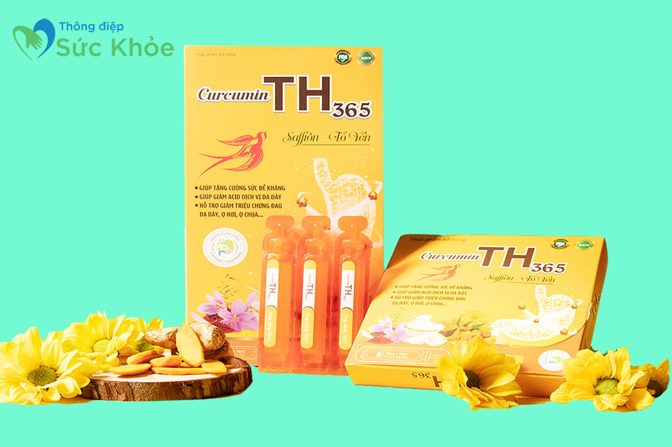 Curcumin TH 365 hỗ trợ điều trị bệnh lý dạ dày