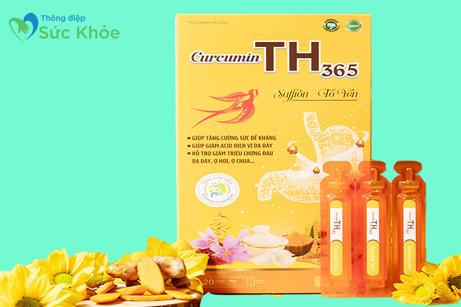 Hộp và vỉ Curcumin TH 365