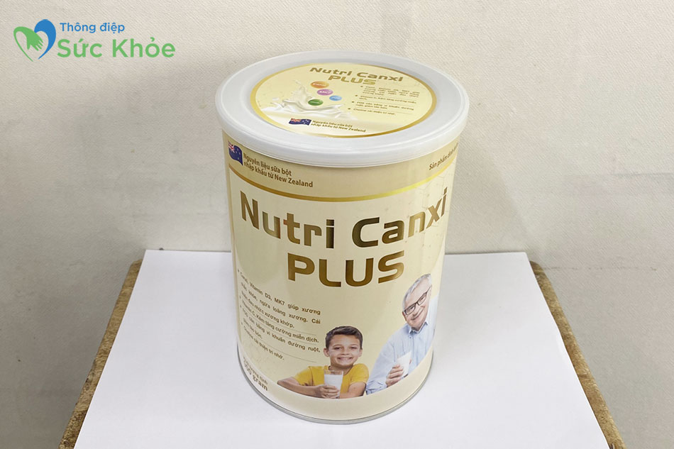 Nutri Canxi Plus bảo vệ sức khỏe toàn diện cho gia đình