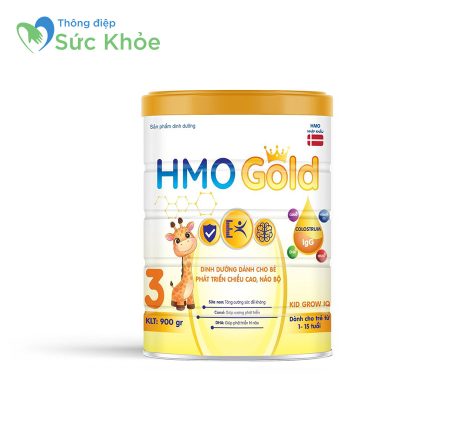 Sữa bột HMO Gold 3 900g (1 - 15 tuổi)